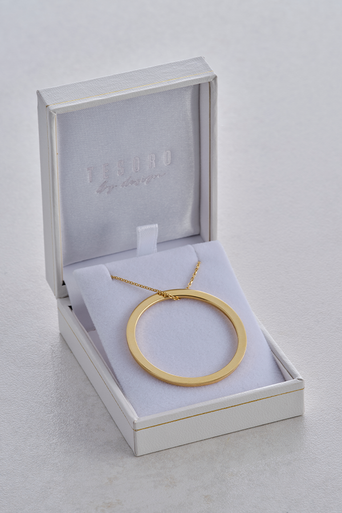Gold Disc Pendant