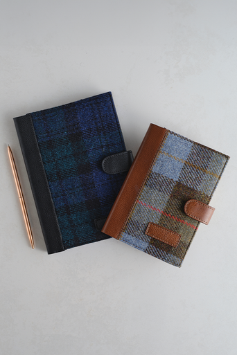 Harris Tweed & Leather Notebooks