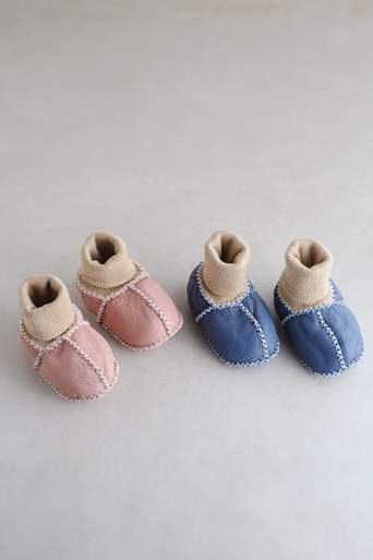 Sheepskin Baby Booties