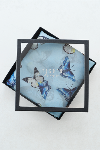 Flutter by Butterfly Silk Scarf in Box