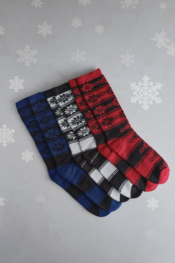 Unisex Alpaca Triple Pack Socks