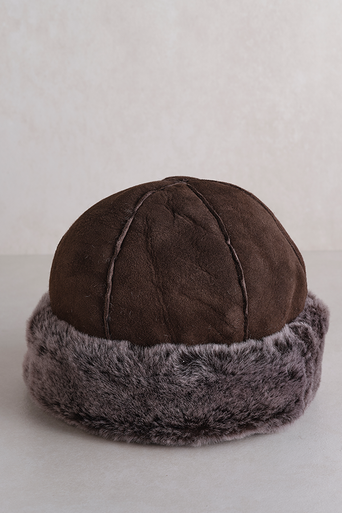 Sheepskin Panel Hat