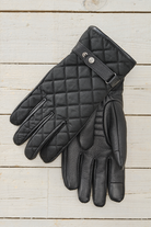 Quilted Wax Leather Gloves