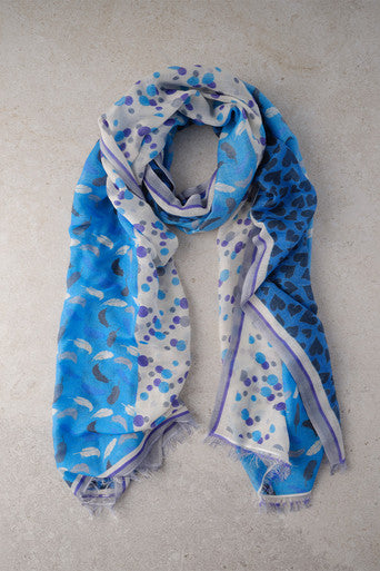 Bubbles, Hearts & Feathers Stole