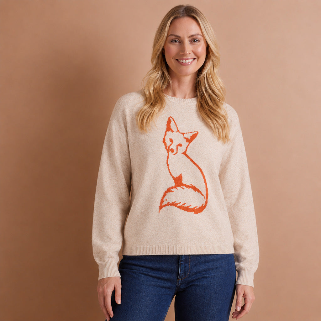 Cashmere & Merino Fox Sweater – Tesoro by Design