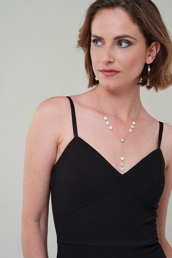 Heart MOP Earrings & Necklace