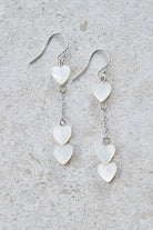 Heart MOP Earrings