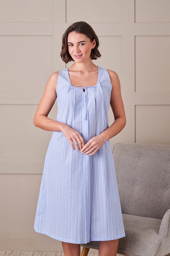 model wearing Lightweight Cotton Nightdress