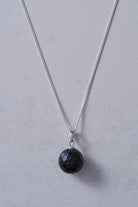 Onyx & Sterling Silver Pendant