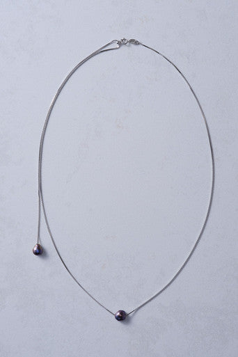 Pearl Slider Necklace 