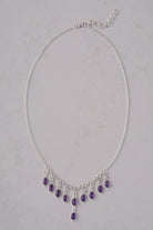 Silver & Amethyst Necklace 