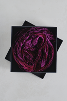 Velvet Shawl in Blackcurrant