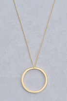 Gold Disc Pendant