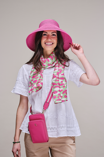 Abstract Leopard Scarf