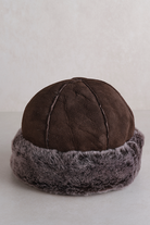 Sheepskin Panel Hat